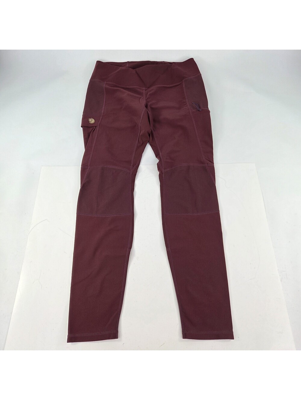 Fjallraven Abisko Trekking Tights Pro Women's Pants Size XL Burgandy Outdoor